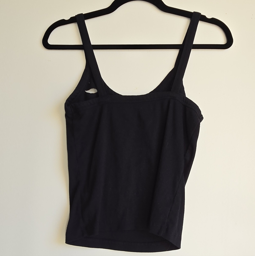Wild Fable Metallica Distressed Crop Tank Top Size M - Picture 2 of 4